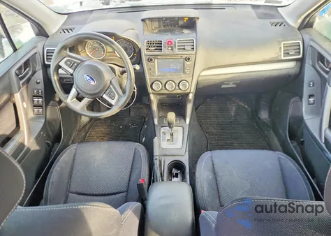 2017 Subaru Forester 2.5I z USA, uszkodzony, nr VIN JF2SJABC5HH447313